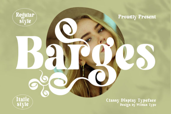 Barges: A Bold, Luxury Display Font for Digital Branding
