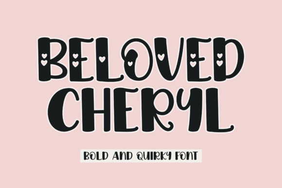 Beloved Cheryl: A Display Font That Adds Charm to Real Branding Projects