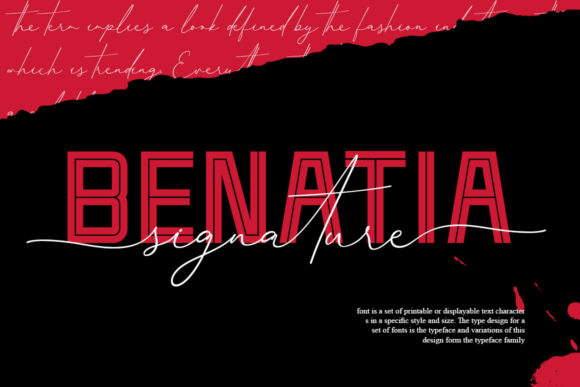Benatia: A Premium Display Font That Elevates Your Brand