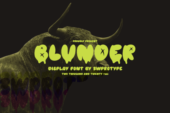 Blunder: A Display Font That Commands Attention