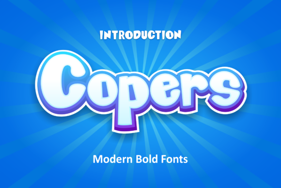 Copers: A Confident Display Font for Digital Branding