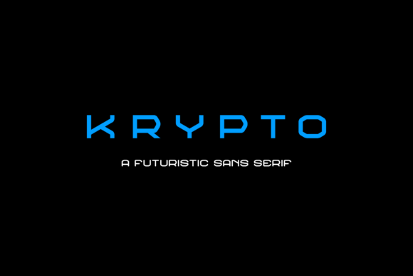 Krypto: A Futuristic Display Font That Elevates Digital Branding