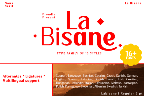 La Bisane: A Distinctive Display Font for Digital Branding