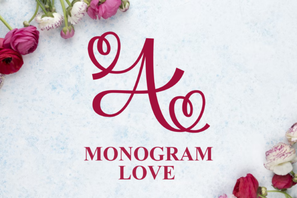 Monogram Love: A Distinctive Display Font for Digital Design