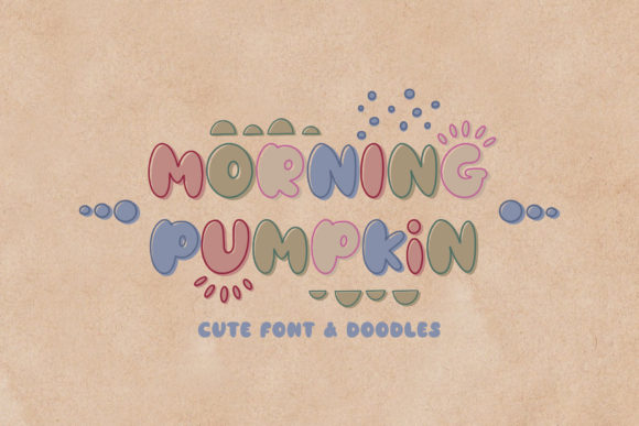Morning Pumpkin: A Playful Display Font for Handmade Charm