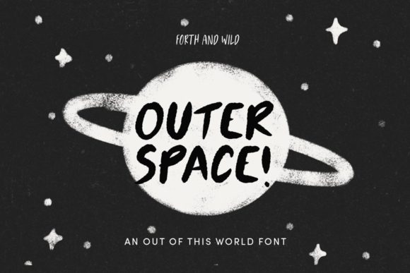 Outer Space: A Handwritten Font That Feels Like Home