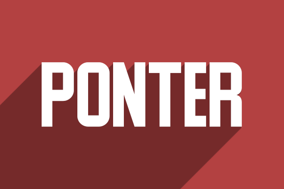 Ponter: A Display Font That Breathes With Your Content