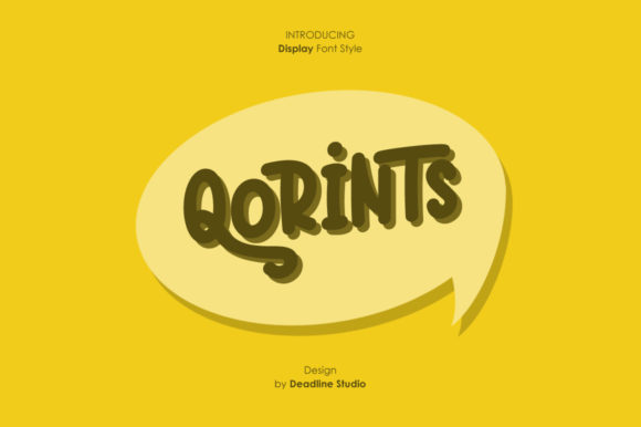 Qorints: A Friendly Display Font for Warm Editorial Moments