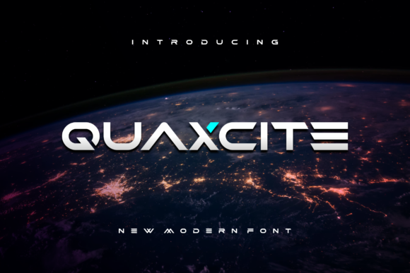 Quaxcite: A Bold, Confident Display Font