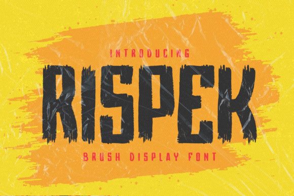 Rispek: A Display Font That Builds Brand Trust