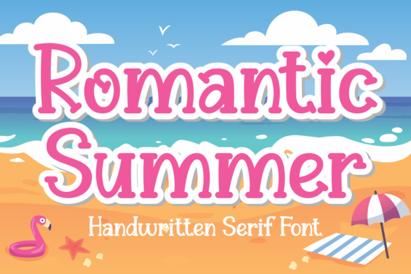 Romantic Summer: A Display Font That Adds Joy to Digital Layouts