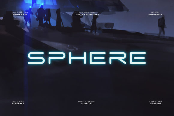 Sphere Display Font for Handmade Creators