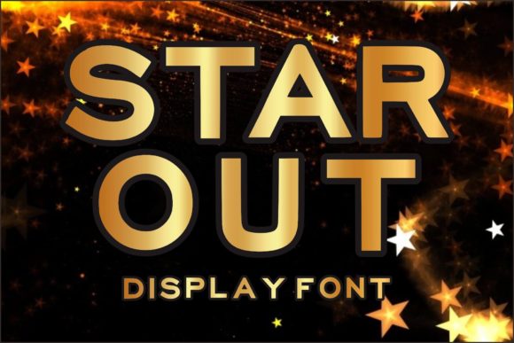 Star Out: A Stylish Display Font for Handmade Creators