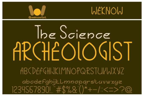 The Science Archeologist: A Display Font That Builds Brand Trust