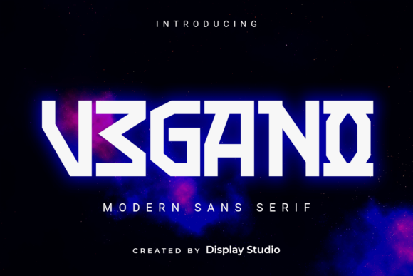Vegano: A Bold, Geometric Display Font for Editorial Clarity