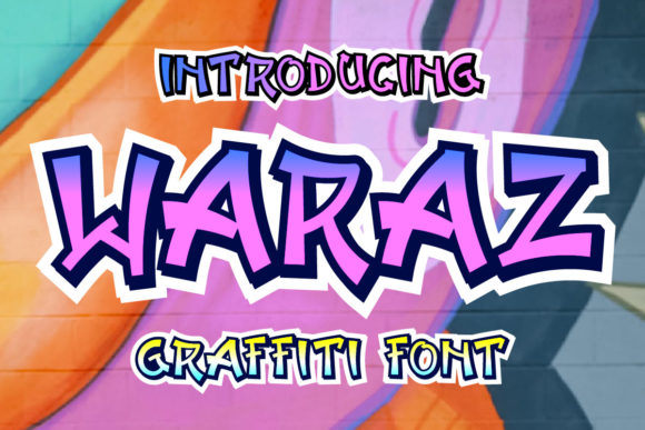 Waraz: A Bold, Playful Display Font for Handmade Creators