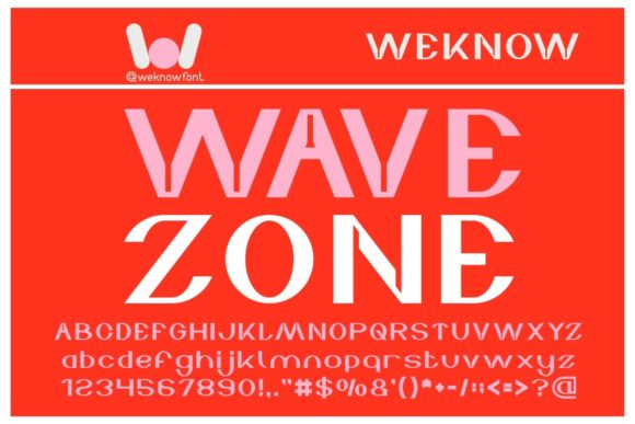 Wave Zone: A Bold Display Font That Elevates Your Brand