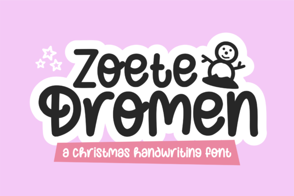 Zoete Dromen: A Friendly Display Font for Digital Branding